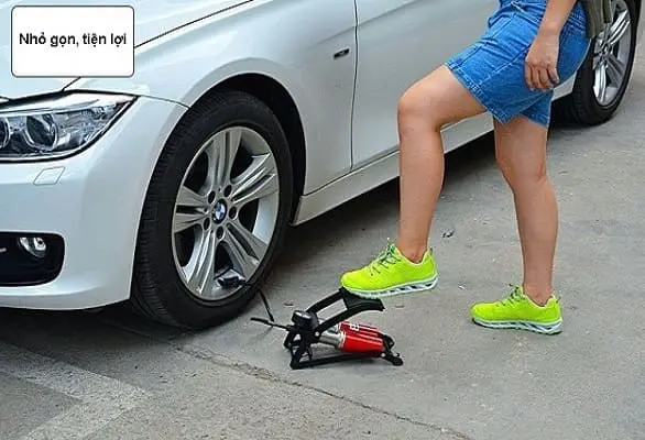Bơm lốp ô tô đạp chân Bơm lốp ô tô đạp chân